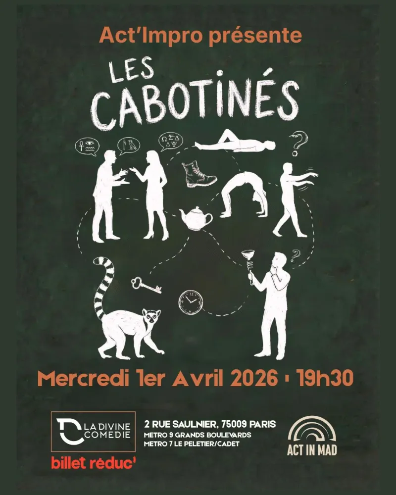 Act'impro présente les cabotinés